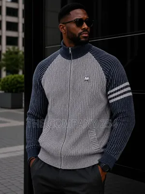 Quality Casual Designer Warm Zipper Sweater Available