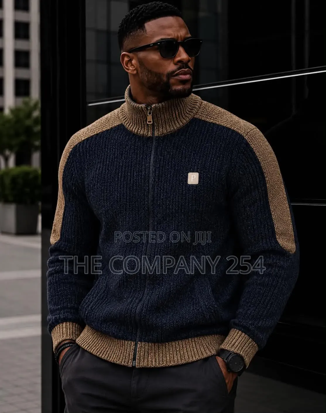Quality Casual Designer Warm Zipper Sweater Available