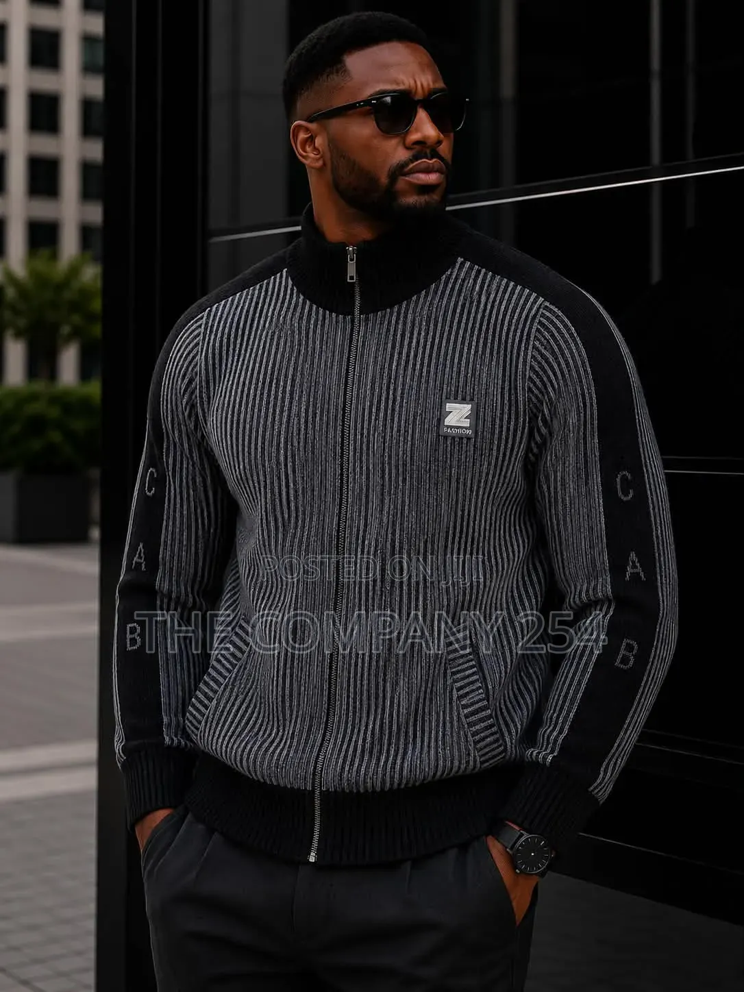 Quality Casual Designer Warm Zipper Sweater Available