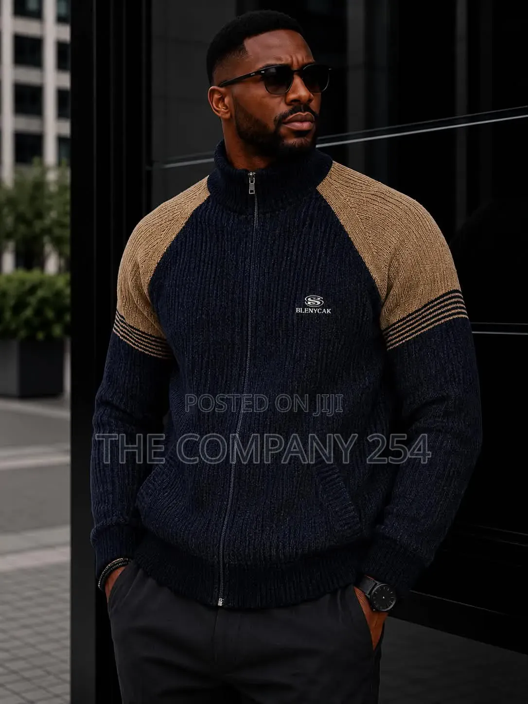 Quality Casual Designer Warm Zipper Sweater Available