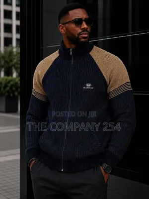Quality Casual Designer Warm Zipper Sweater Available