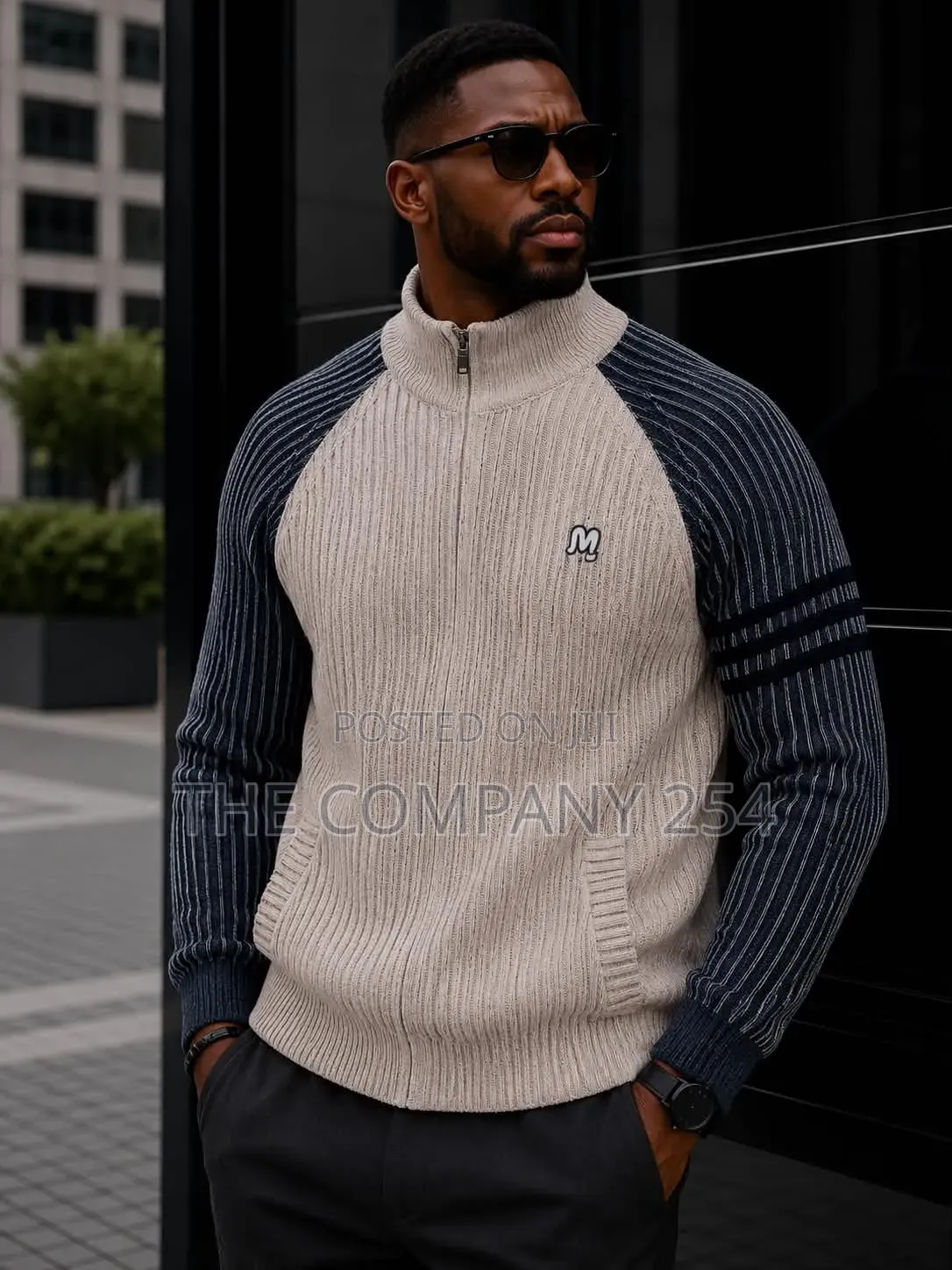 Quality Casual Designer Warm Zipper Sweater Available