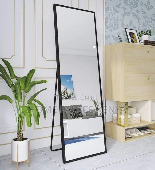 Full-Length Mirror: Lustre Anti Rust Standing Floor Mirror