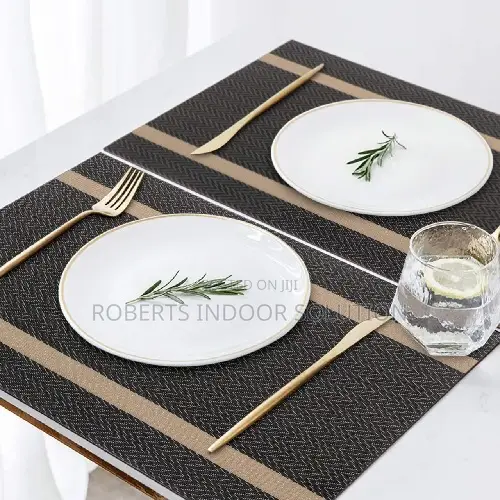 Easy-Clean Hollow-Out Leaf Pattern PVC Mats