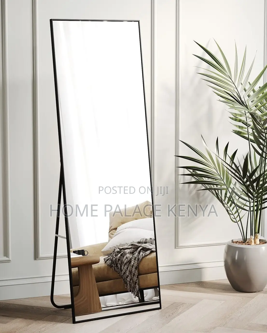 Full-Length Mirror: Lustre Anti Rust Standing Floor Mirror