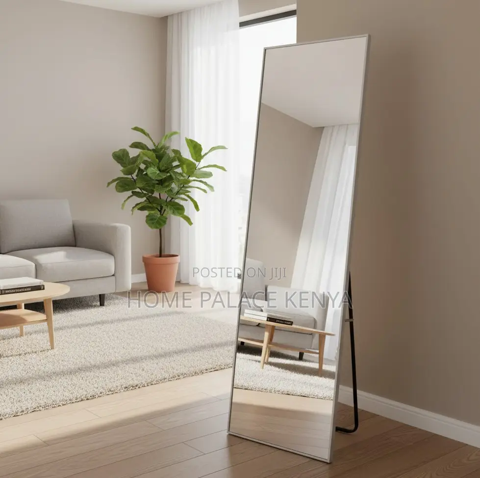Full-Length Mirror: Lustre Anti Rust Standing Floor Mirror