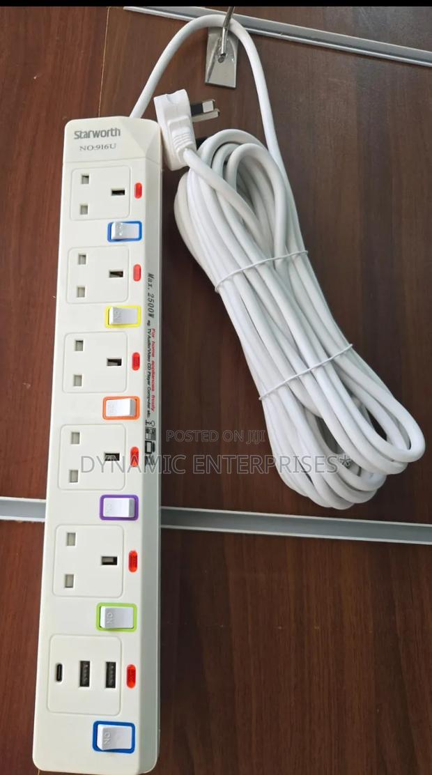 Extension With Surge;3m 4 Way Extension