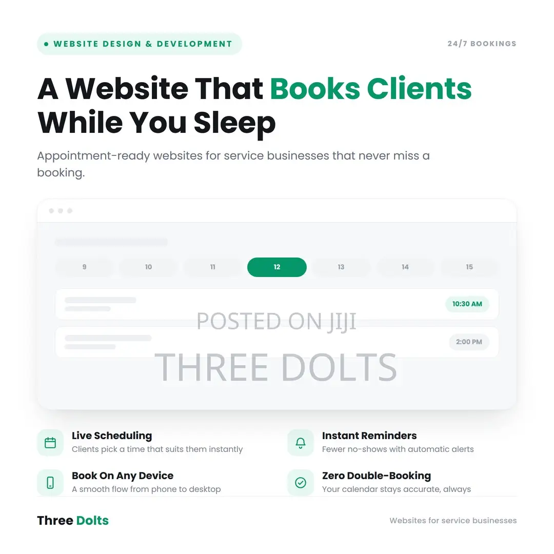Appointment Booking Website Design