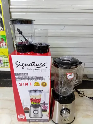 3in 1 Signature Electric Blender With Chopper and Grinder