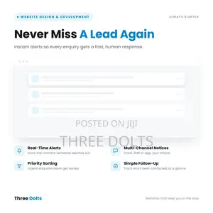 Instant Lead Alert Website Design
