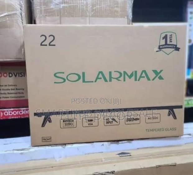 Solarmax 22 Inch Hd Digital Led Tv –Inbuilt Decoder, Ac/Dc, Usb Hdmi