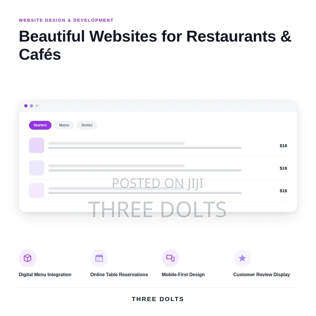 Restaurant Website Design Services