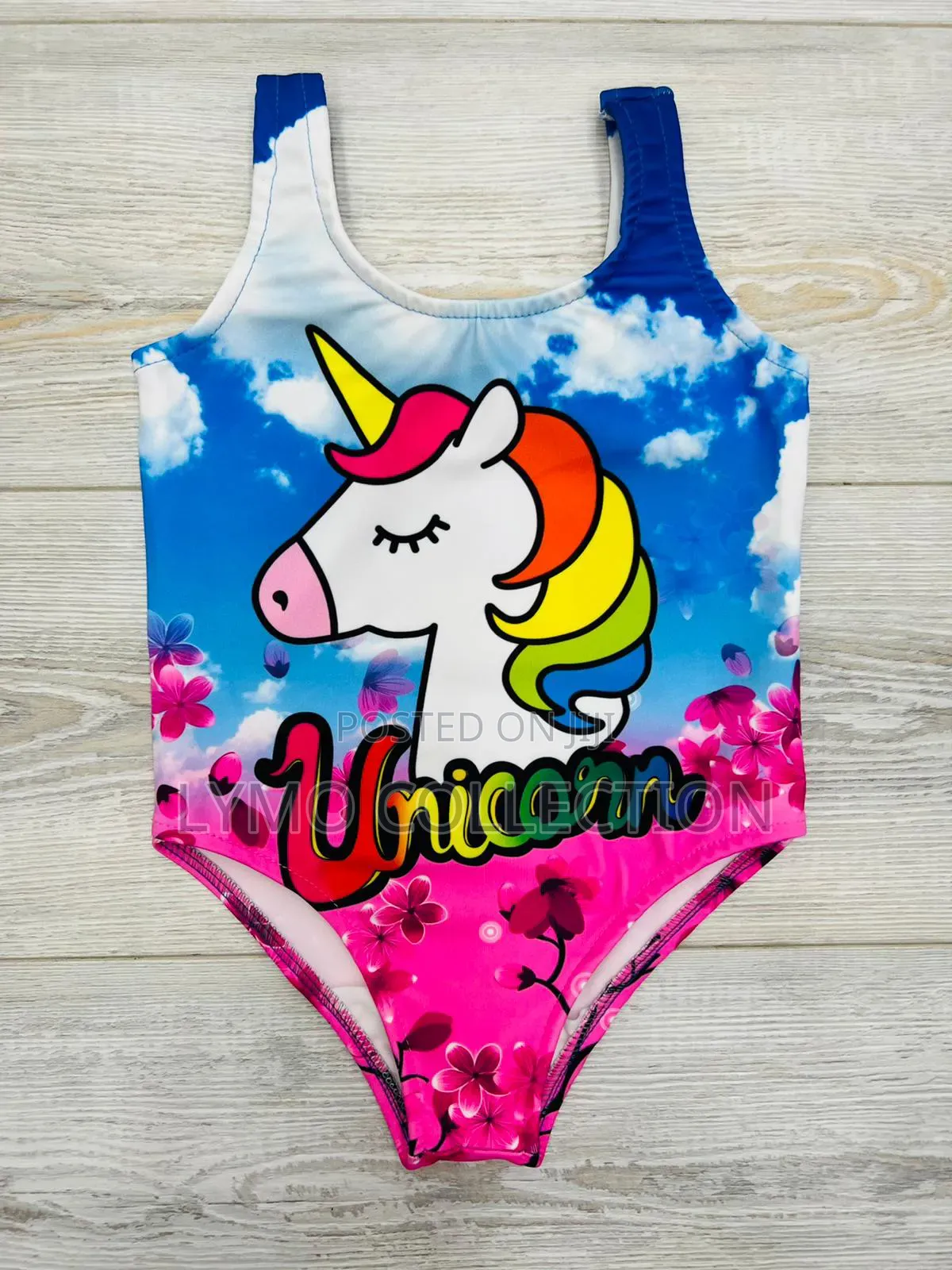 Girl's Unicorn Swimming Costume