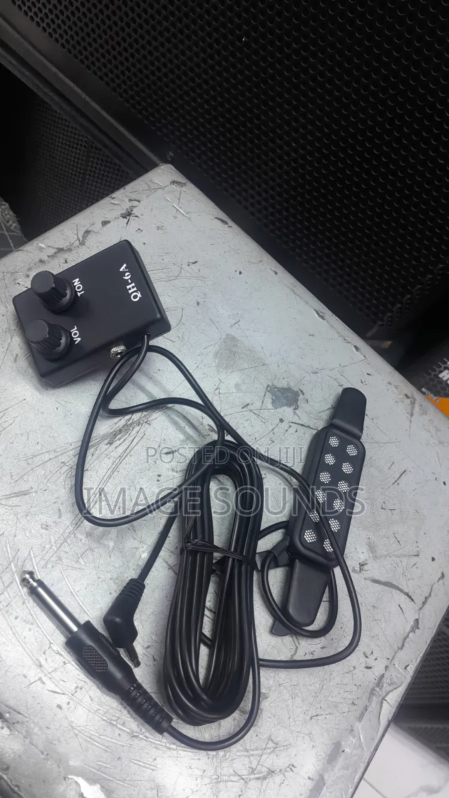 Qh-6a Acoustic Guitar Pickup With Volume Tone Controls – Brand New