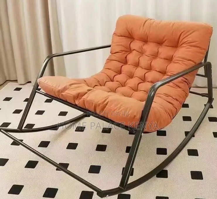 Rocking Chair: Serenity Upholstered Double Rocker