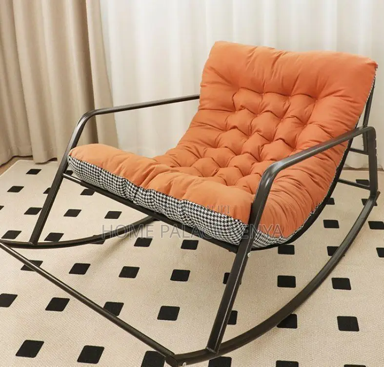 Rocking Chair: Serenity Upholstered Double Rocker
