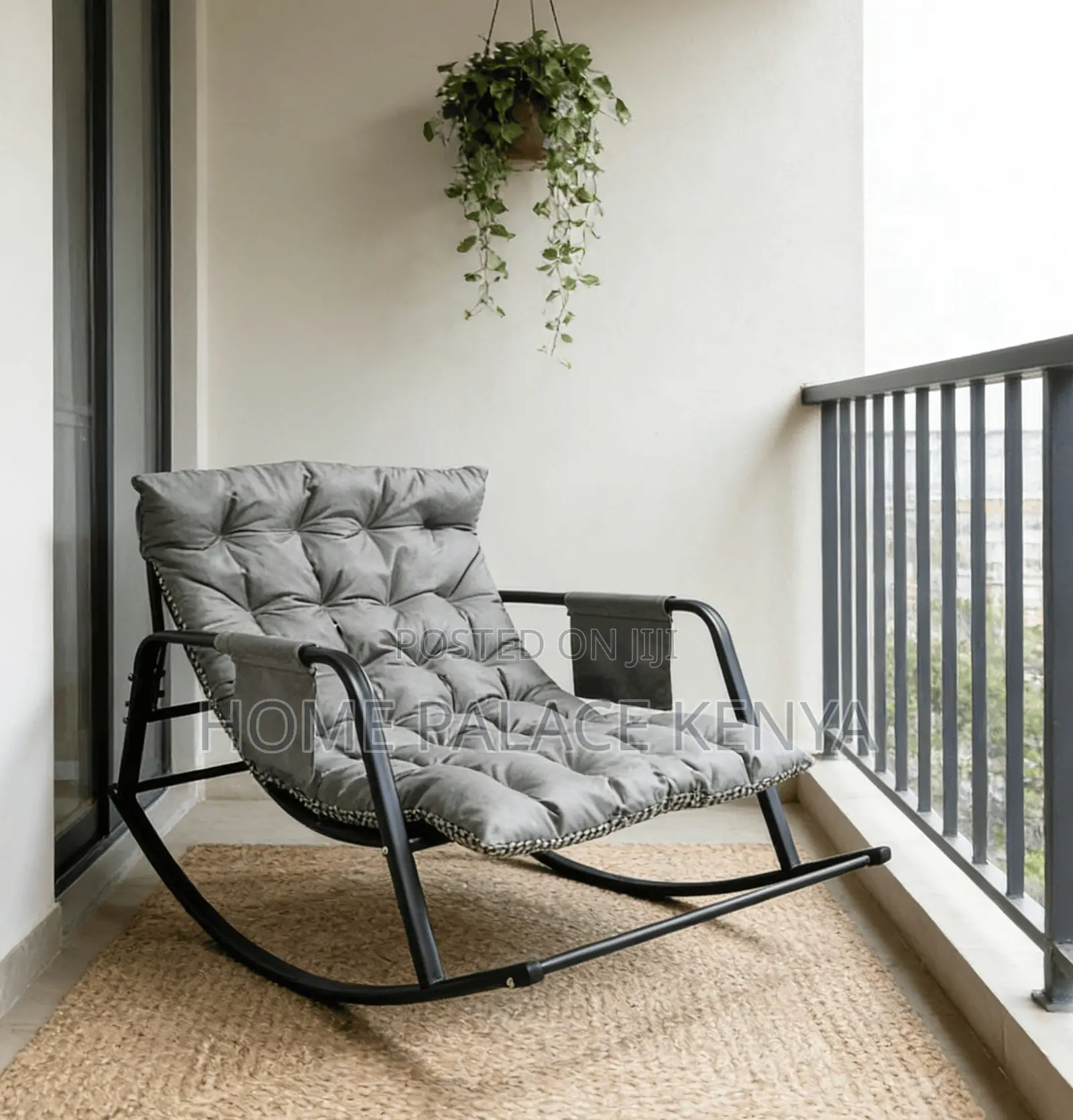 Rocking Chair: Serenity Upholstered Double Rocker