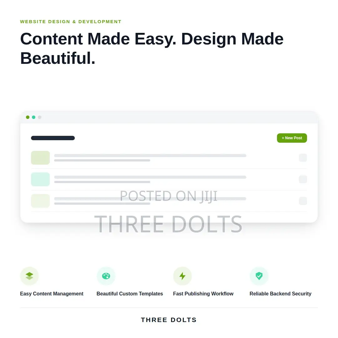 Content Management Website Design
