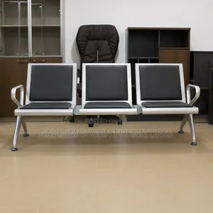 Black Public Waiting Seats
