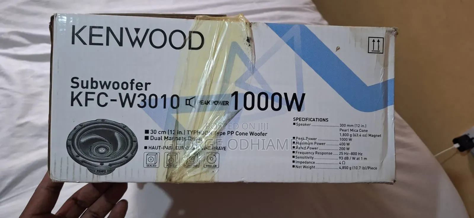 Kenwood Subwoofer 1000watts