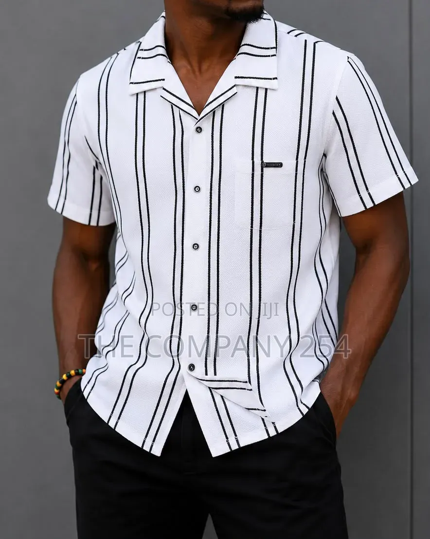 Quality Casual Designer Collar Knitted Cuban Shirts Available