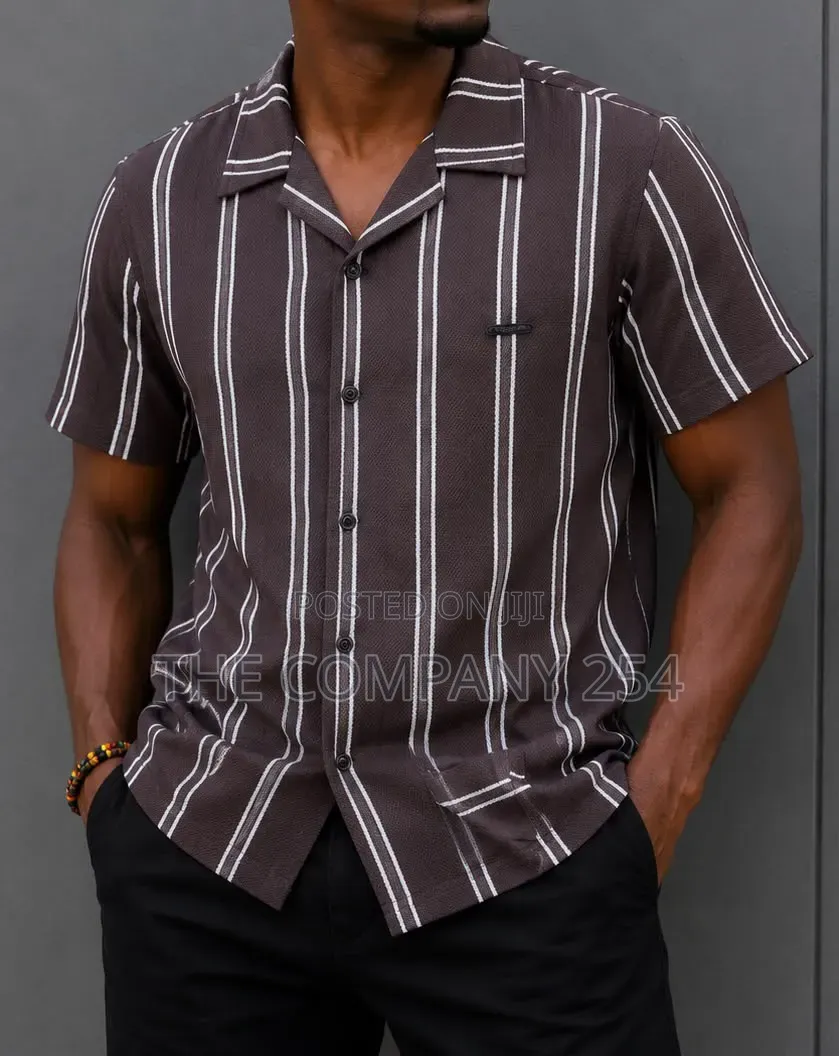 Quality Casual Designer Collar Knitted Cuban Shirts Available