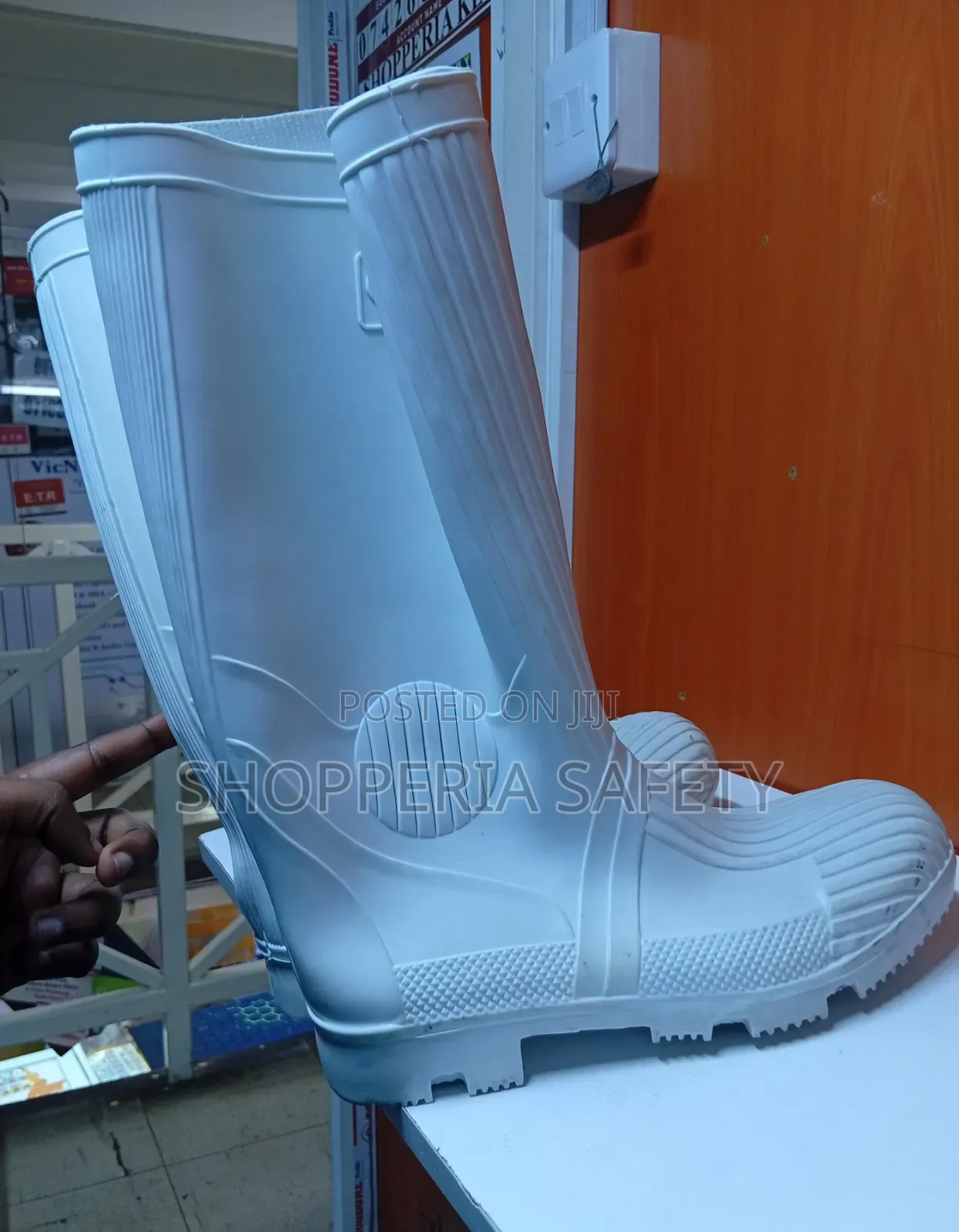 Heavy Duty White Gumboots