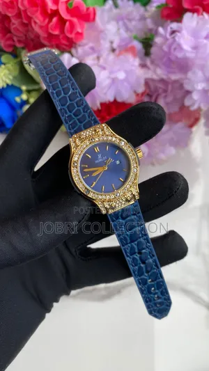 Ladies Hublot Leather Strap Watch