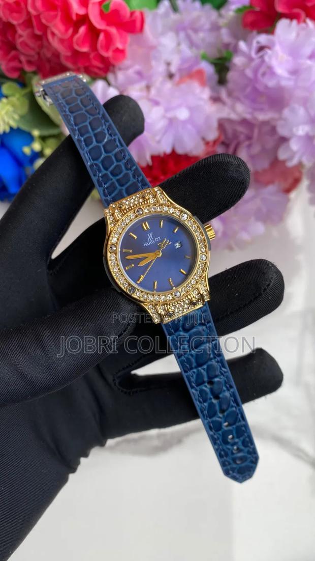 Ladies Hublot Leather Strap Watch - thumbnail 2