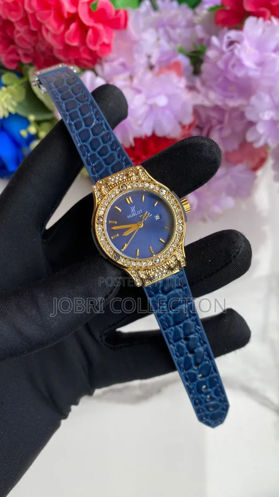 Ladies Hublot Leather Strap Watch