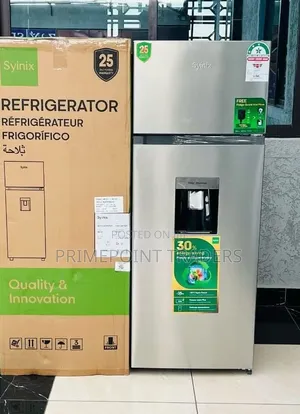 Syinix 210 LTRS Double Door Fridge With Water Dispenser 3 Star ,Guard