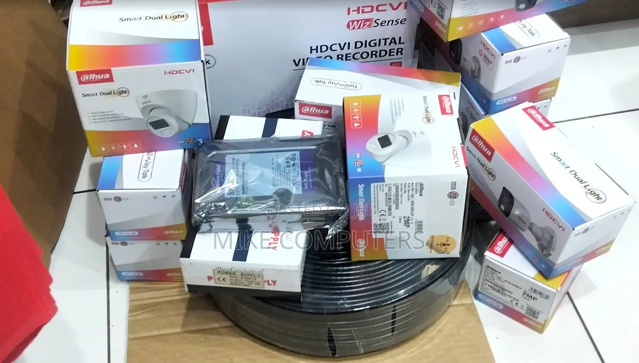 Dahua Smart Dual 4 Channel Security Cameras