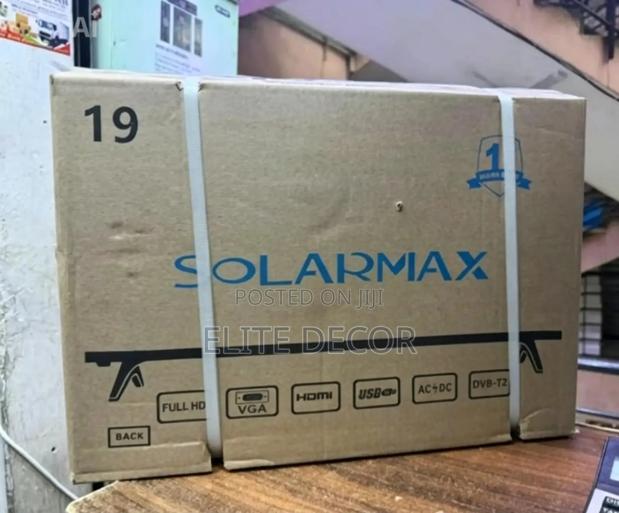 Solarmax 19 Inch Hd Digital Led Tv – Dvb-t2, Usb, Hdmi, Ac/Dc