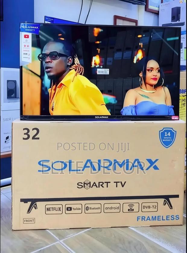 Solarmax 32 Inch Smart Android Tv | Frameless | Wifi | Inbuilt Decoder - main view