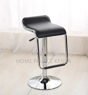 Bar Stool: Luxe Low Back Leather Bar Stool