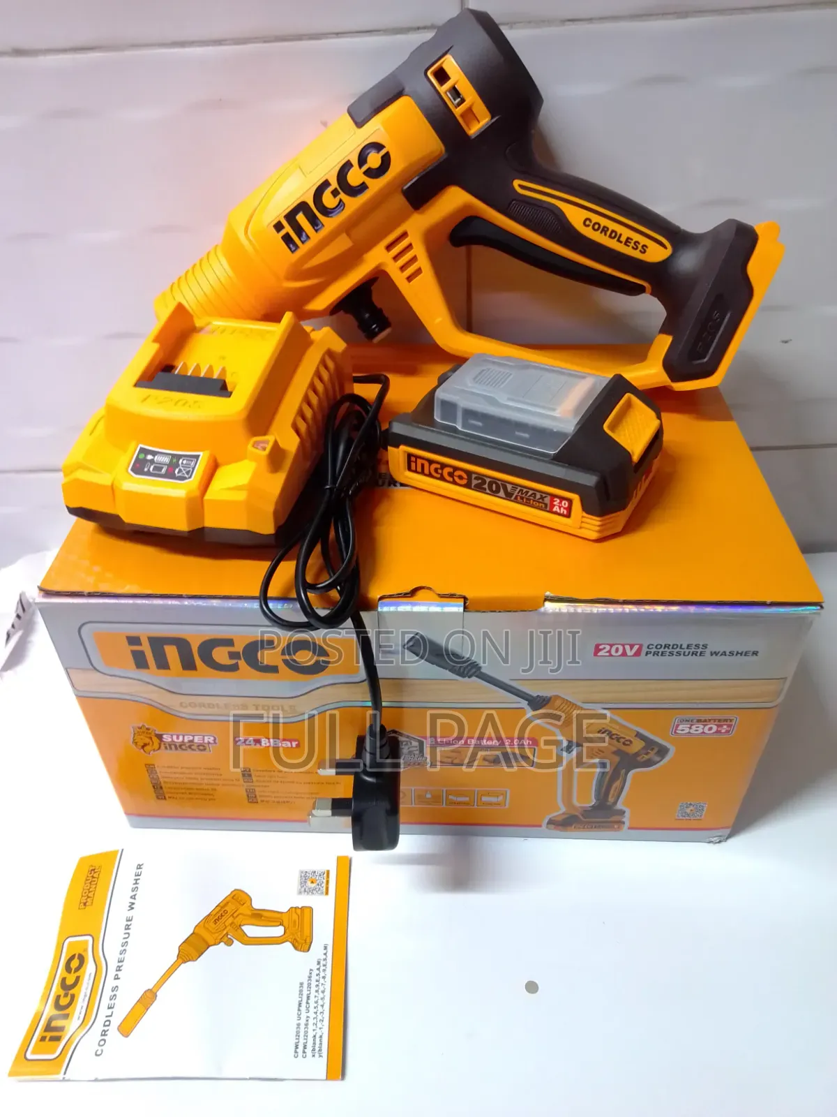 Ingco Cordless Pressure Washer