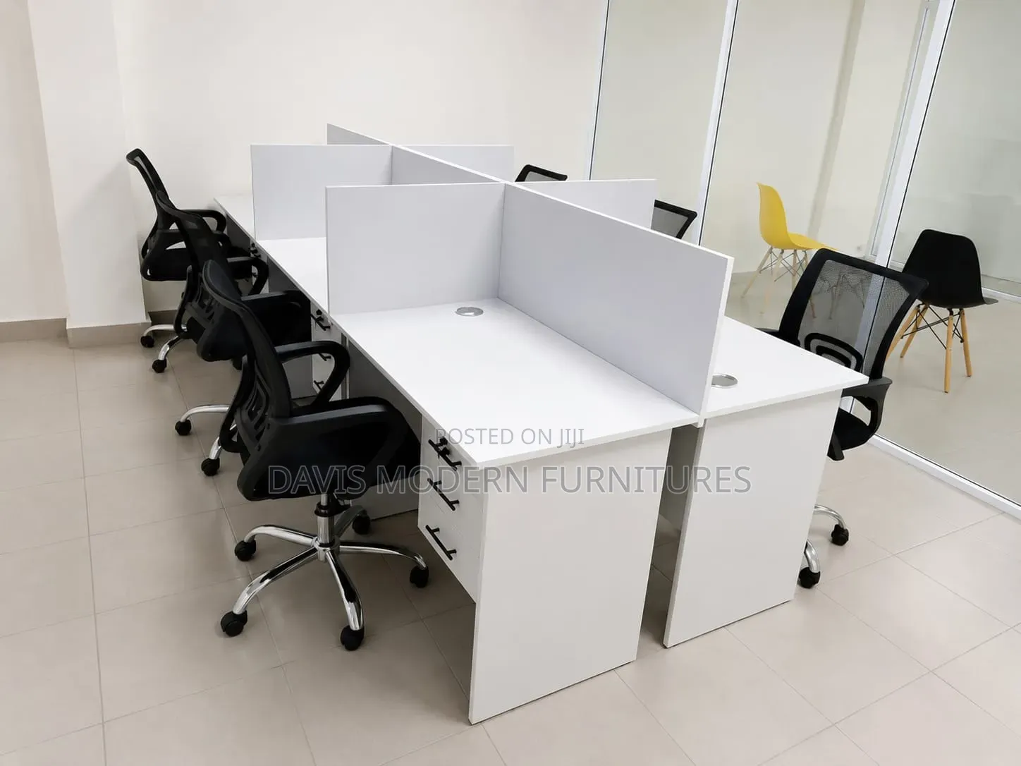 White Office Workstation