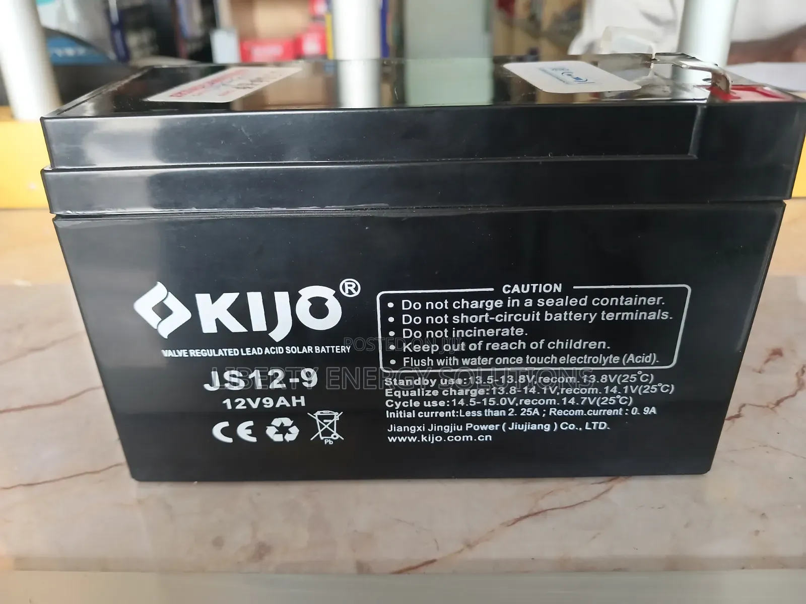Kijo 12v9ah Battery