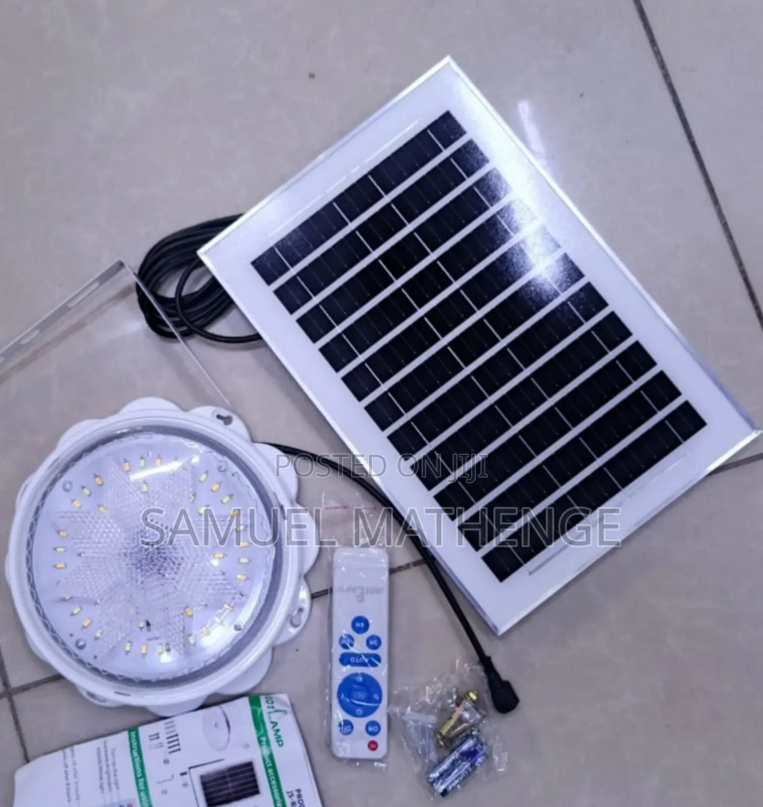 100w Energy Saving Solar Led Lamp