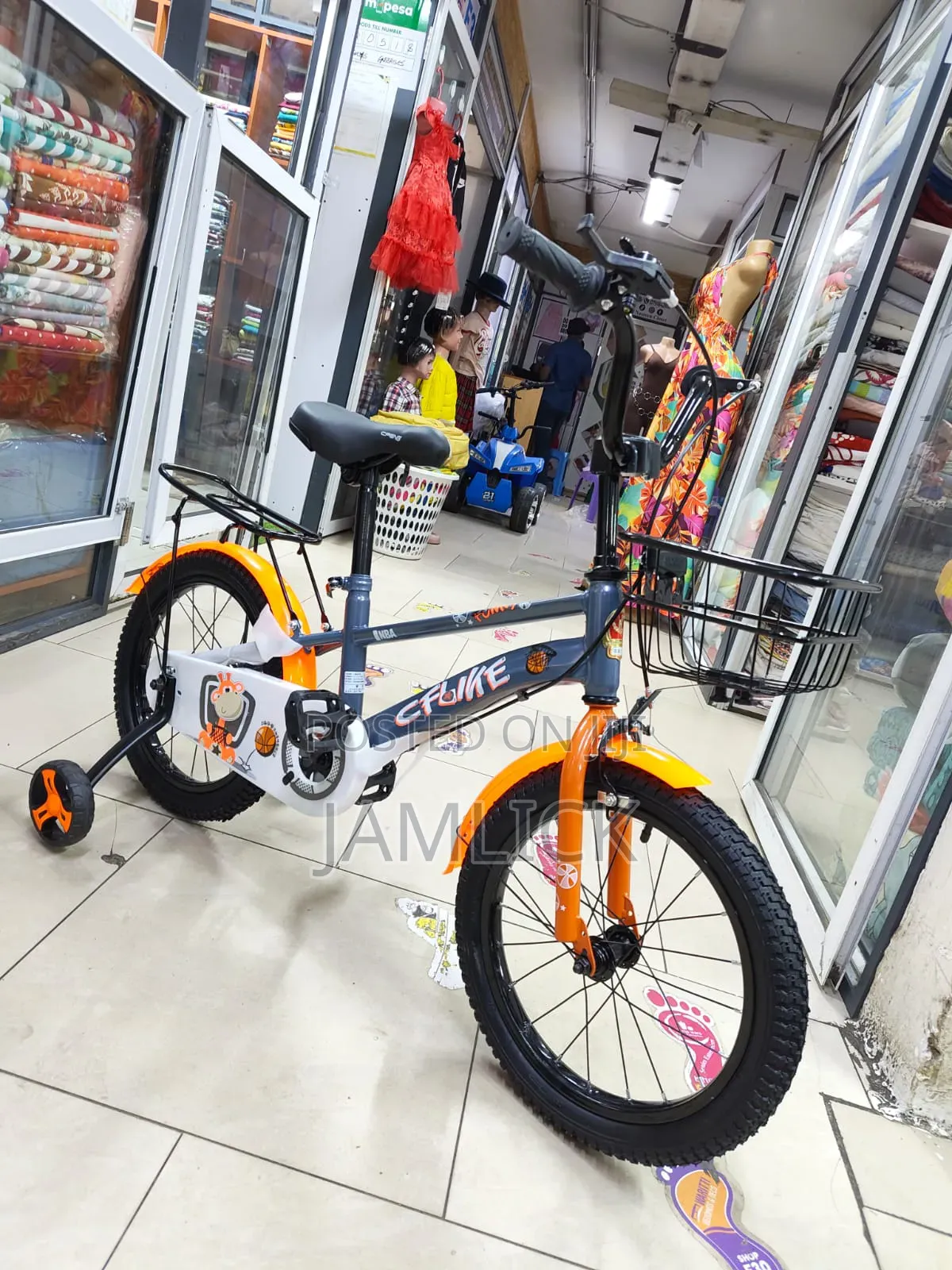 Orange 16-inch Kids Bicycle - Br