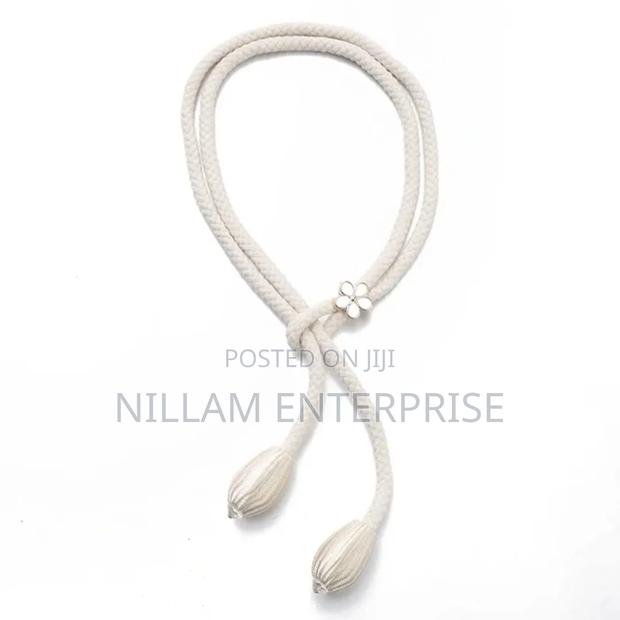 Modern Eco Friendly Fabric Adjustable Curtain Tieback - thumbnail 4