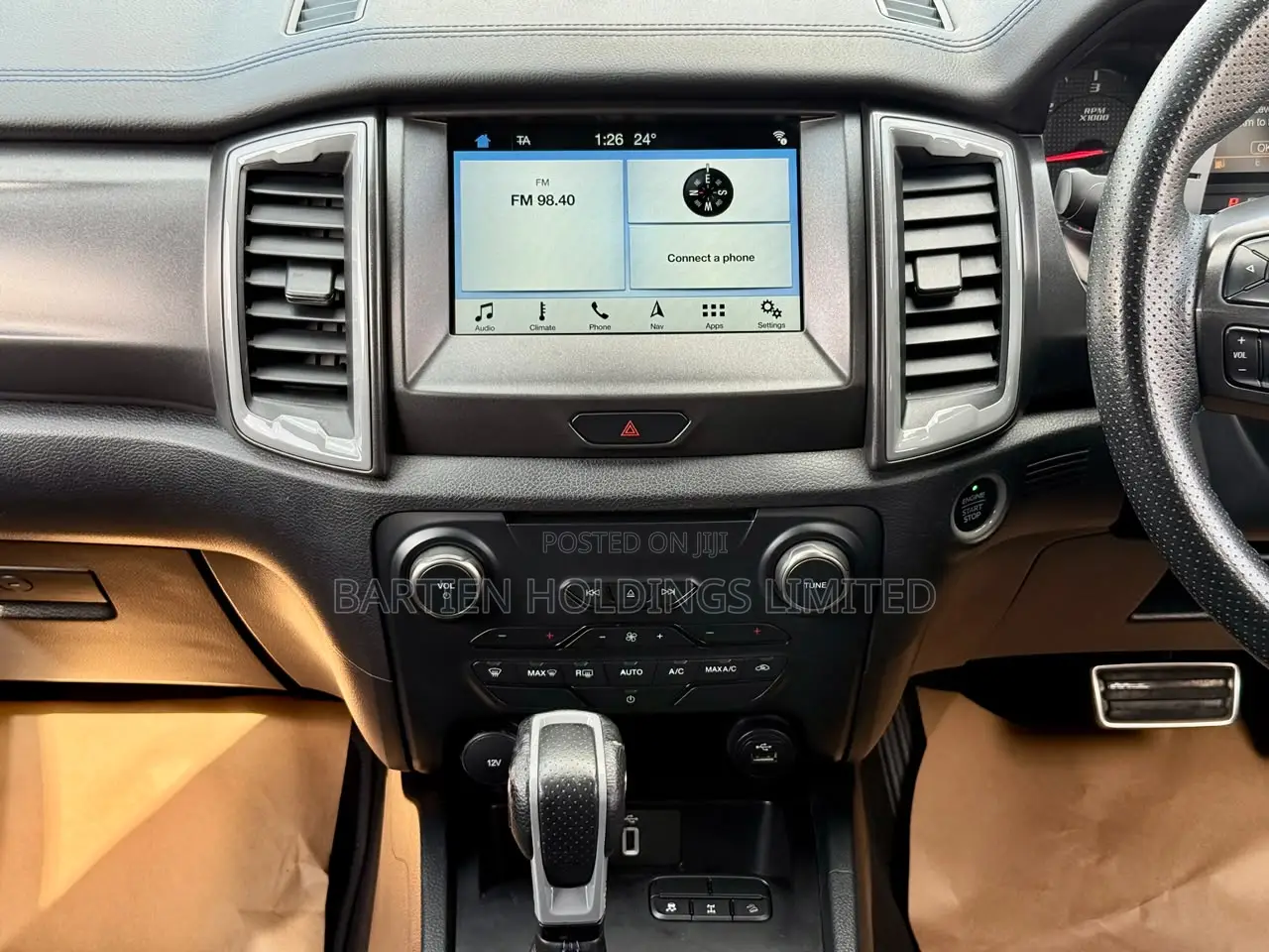Ford Ranger 2019 Black