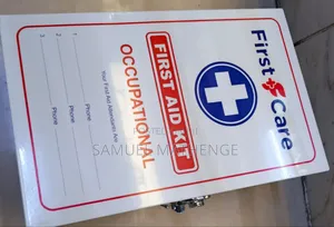 First Aid Kit Metal Box – Portable Emergency Medical Storage Case