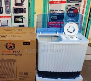 Smartpro 10kg Semi-Automatic Twin Tub Washer Fast Efficient Cleaning
