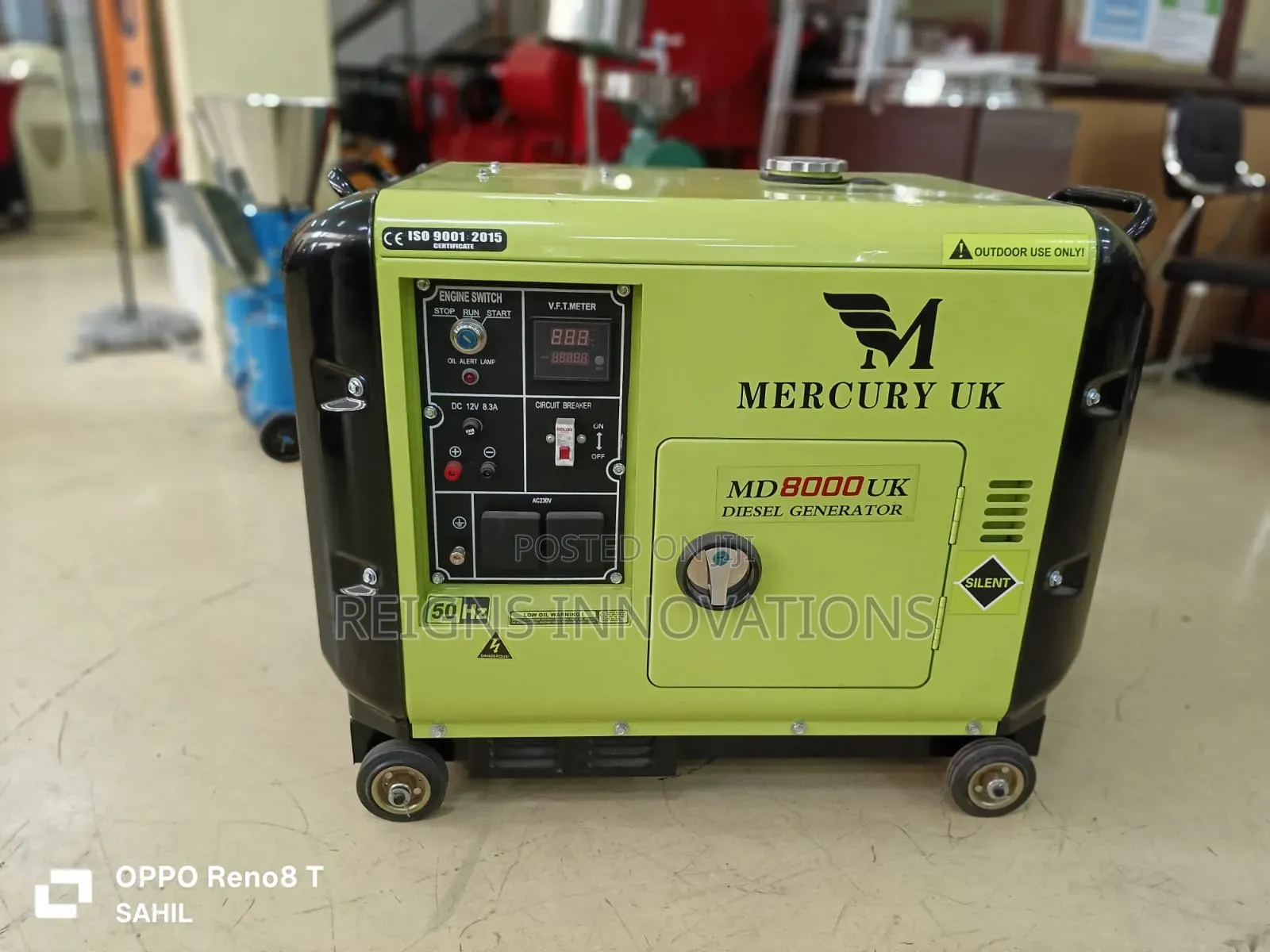 Mercury Uk Silent Diesel Generator