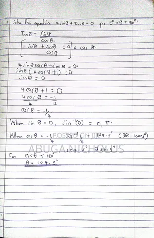 Mathematics and Physics Online Tuition and Exam Preparation