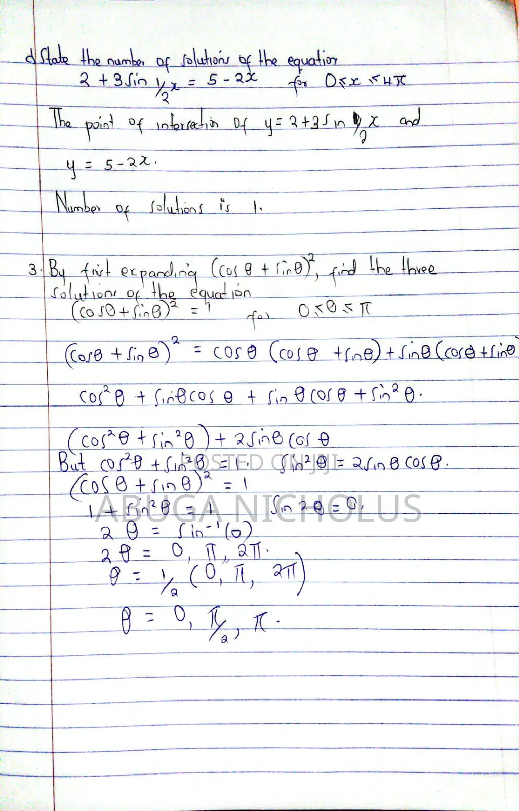 Mathematics and Physics Online Tuition and Exam Preparation