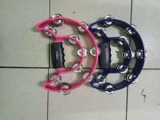 Alice Half-Moon Handheld Tambourines With Double Row Jingles - main view