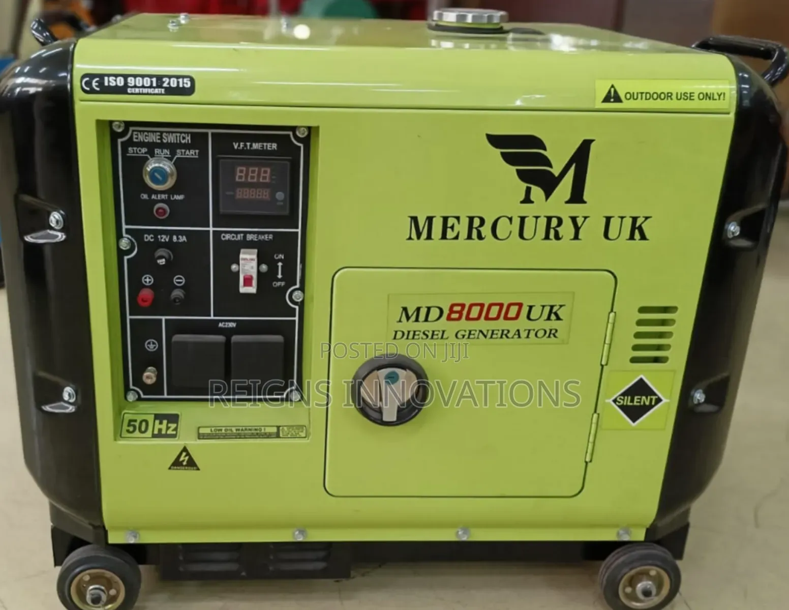 Mercury Uk Silent Diesel Generator