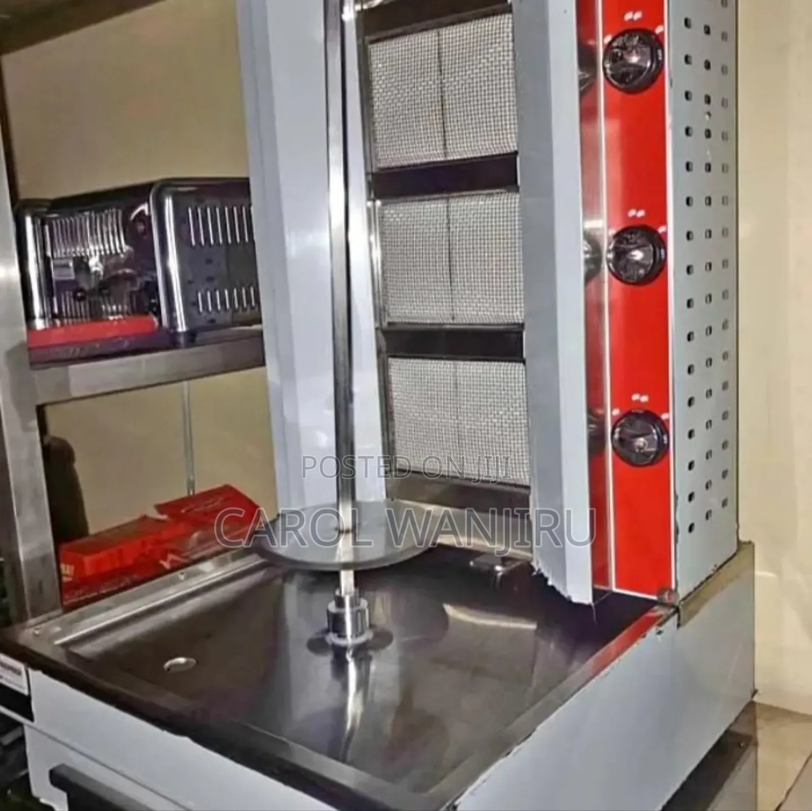 Commercial 3 Barner Shawarma Gas Machine/Shawarma Gas 3 Barner